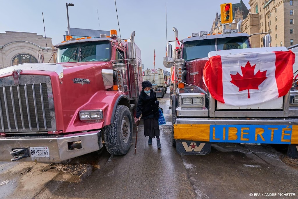 Ook zorgen bij regering VS over truckersblokkade bij grens Canada