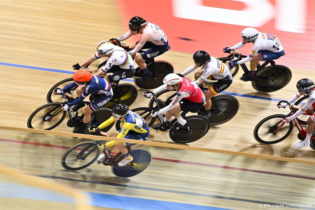 Baanwielrenster Van der Duin verovert bij EK brons op afvalkoers 