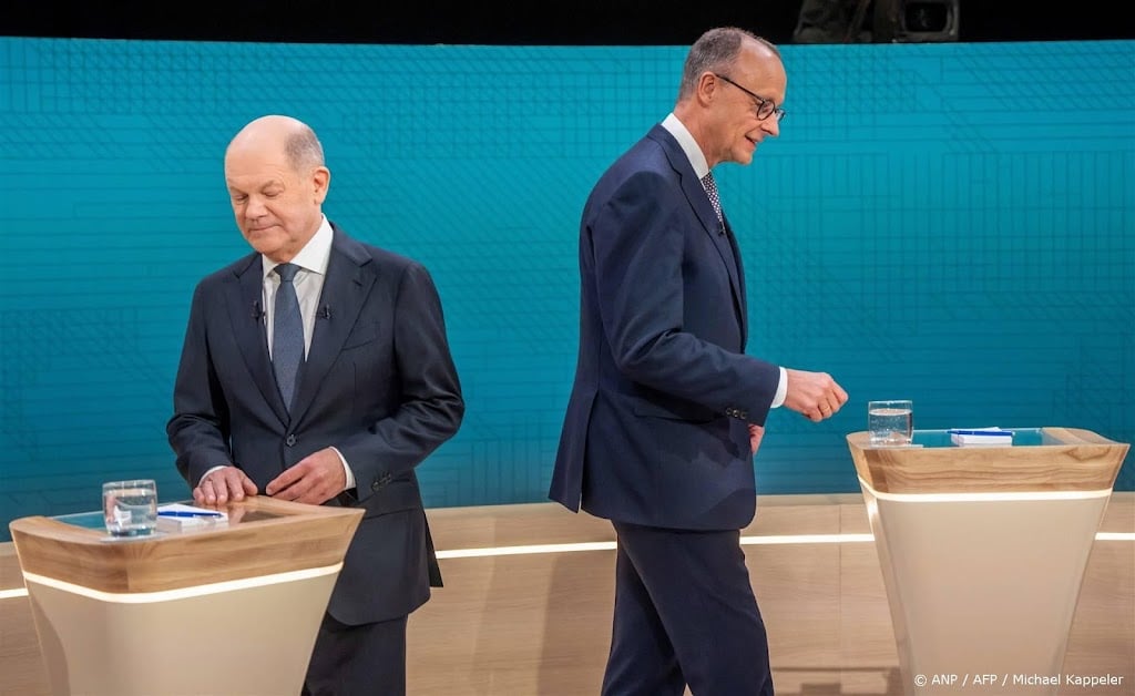 Scholz bekritiseert Merz over samenwerking AfD in verhit tv-debat