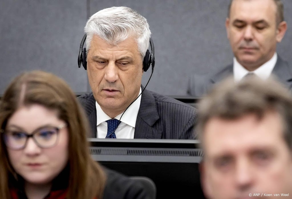 Aanklagers Kosovotribunaal eisen 45 jaar voor oud-president Thaçi
