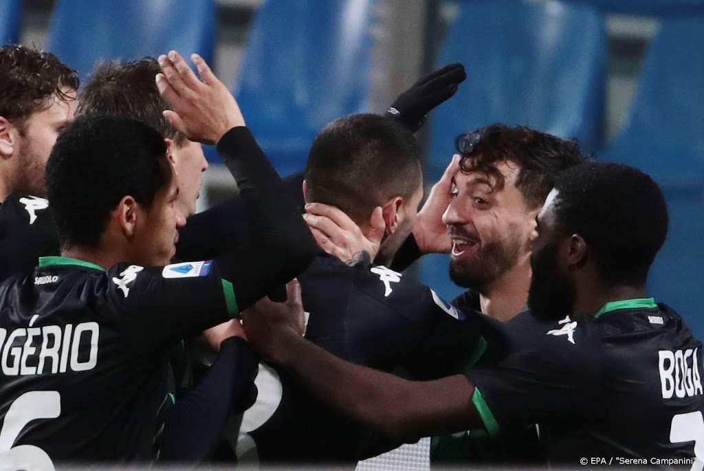 Sassuolo wint in Serie A zonder publiek van Brescia