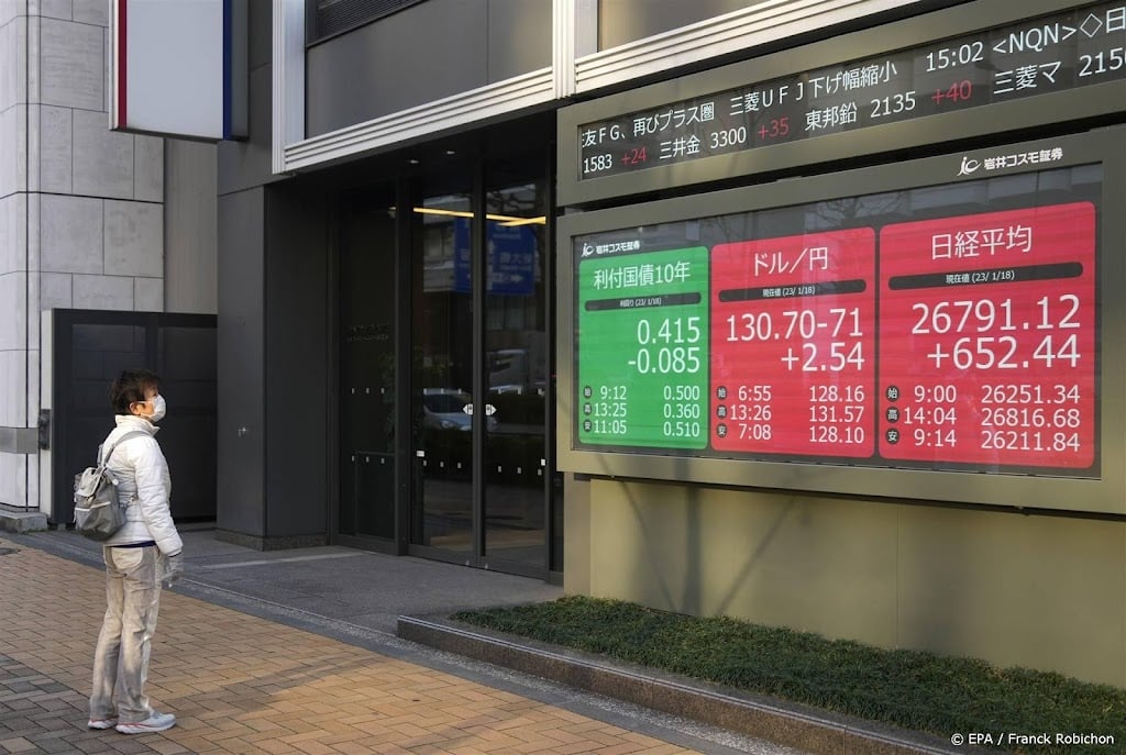 Beurs in Tokio wint na tegenvallend groeicijfer Japan