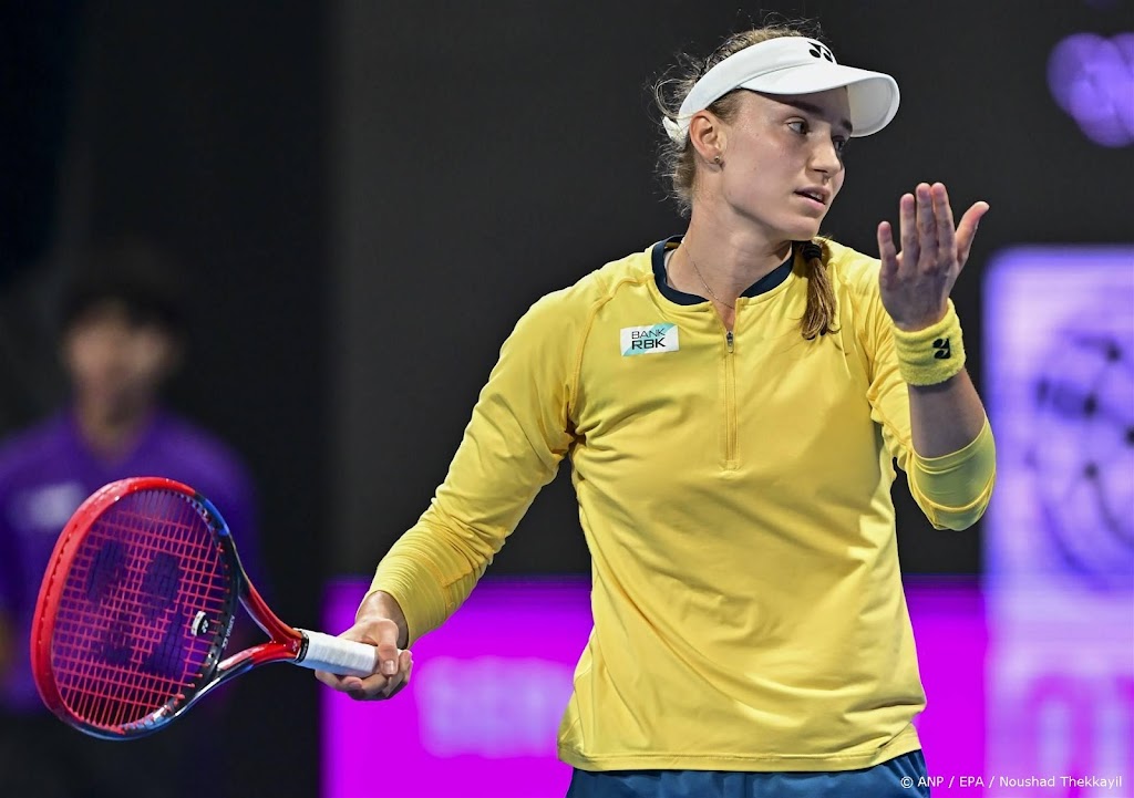 Zieke titelhoudster Rybakina meldt zich af voor Indian Wells 