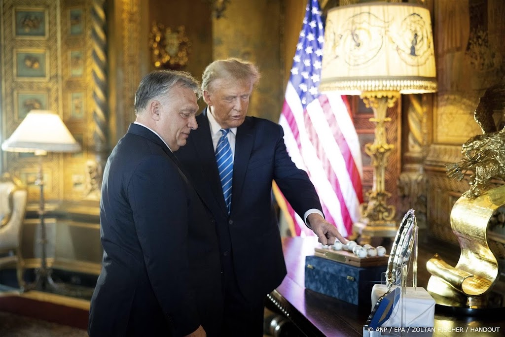 Hongaarse premier feestelijk onthaald door ex-president Trump