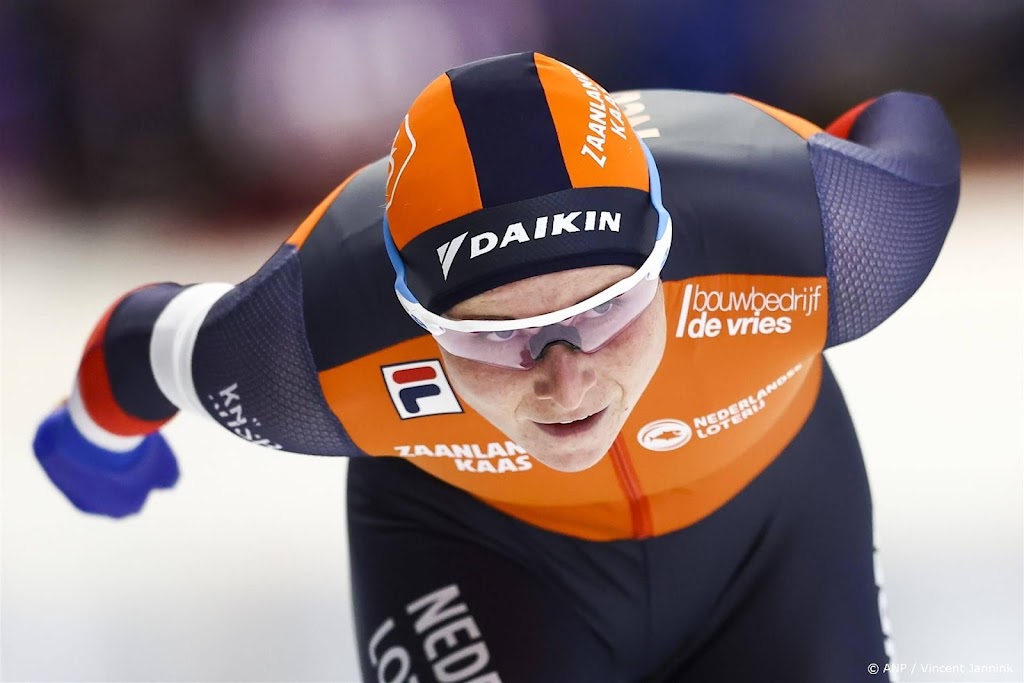 Groenewoud leidt op WK allround, maar rekent zich nog niet rijk