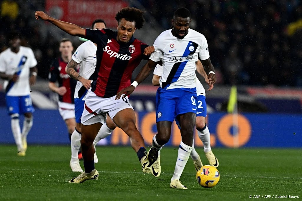Koploper Internazionale wint ook lastig uitduel met Bologna