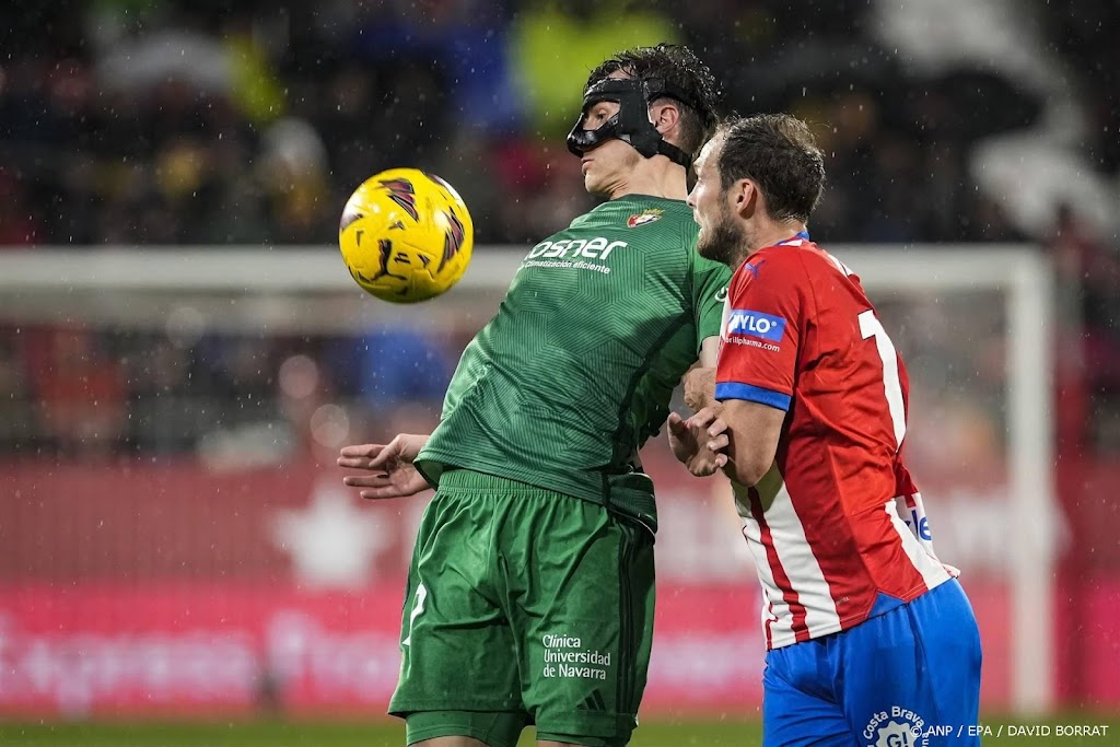 Girona herovert tweede plek in Spanje na zege op Osasuna