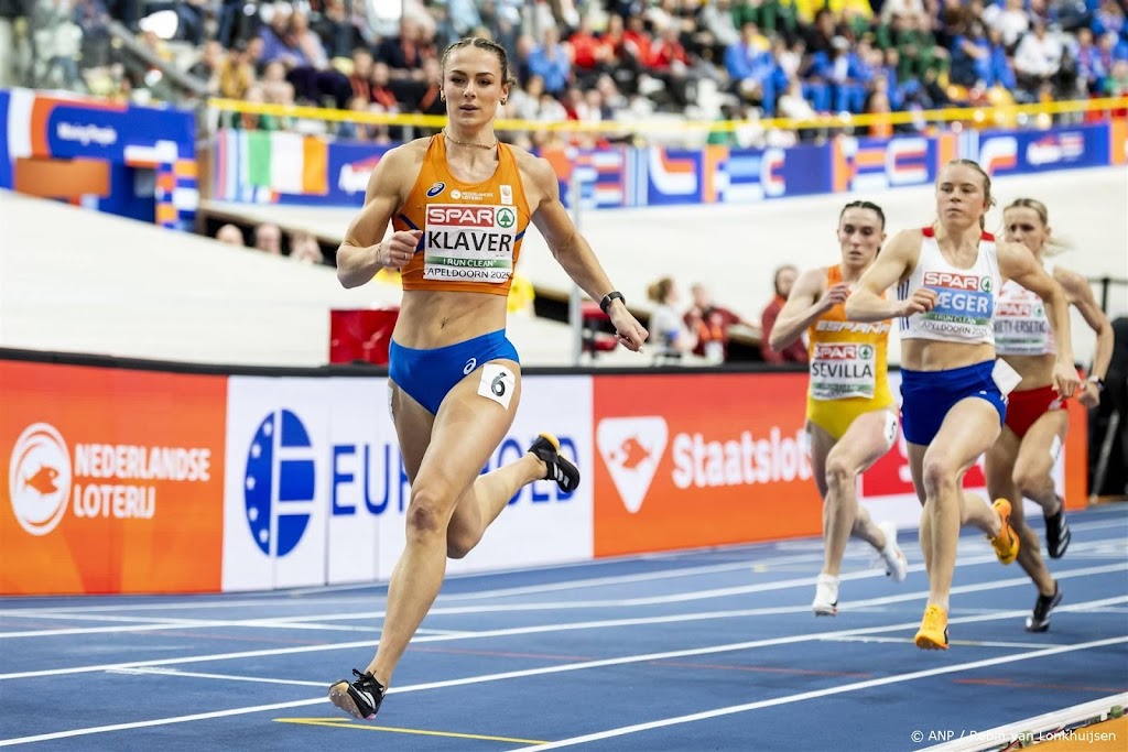 Klaver deed in gouden race alsof Femke Bol voor haar liep