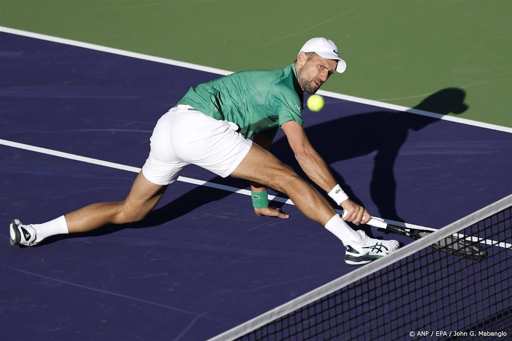 Djokovic: geen excuus voor slecht spel tegen Van de Zandschulp