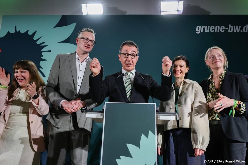 Nipte overwinning voor Groenen in Baden-Württemberg 