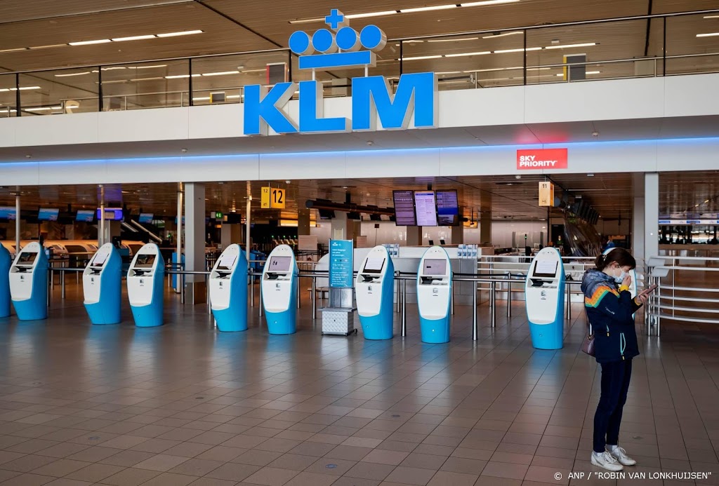 Passagiersstroom KLM droogt op door coronacrisis