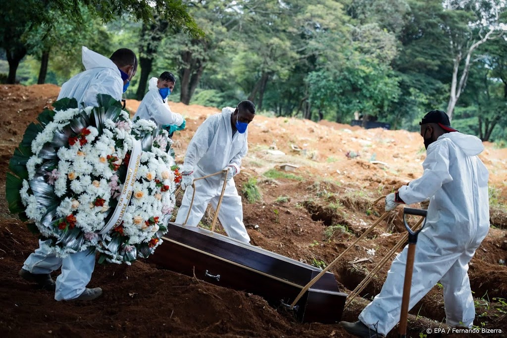 Opnieuw recordaantal coronadoden in Brazilië