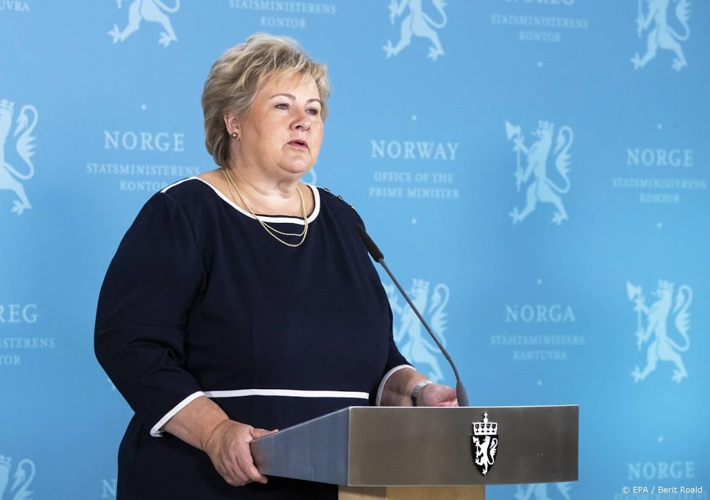 Noorse premier krijgt hoge boete wegens overtreden coronaregels