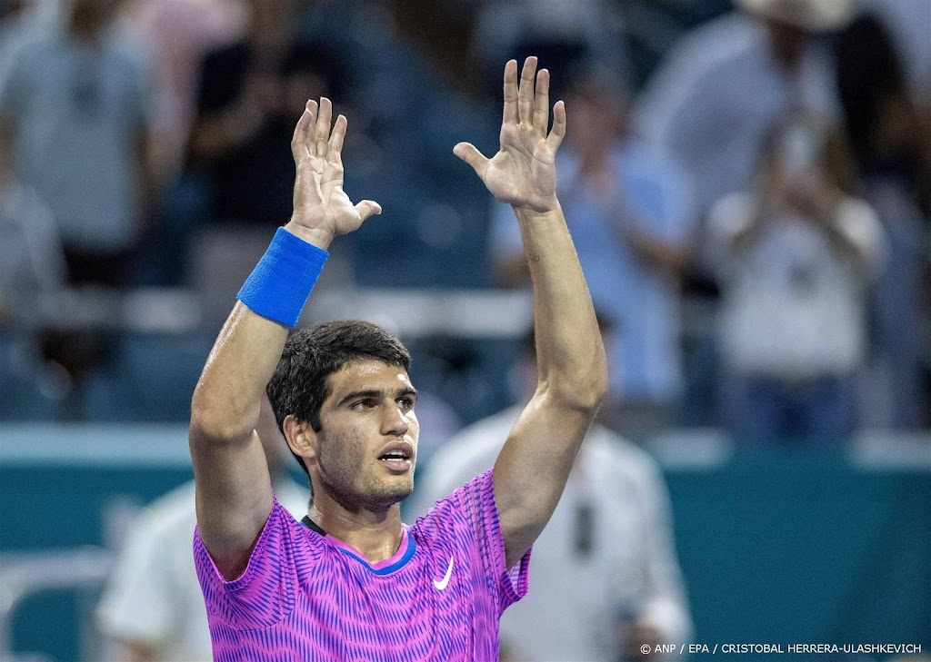 Tennisser Alcaraz meldt zich af voor masterstoernooi Monte Carlo