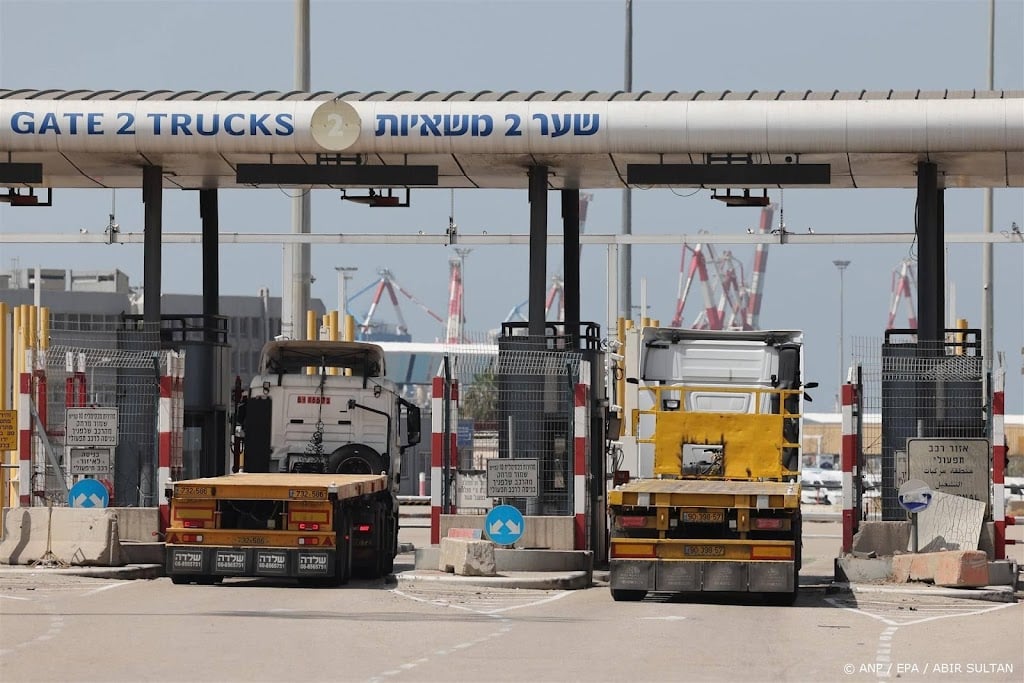 Israël meldt opnieuw recordaantal trucks met hulpgoederen Gaza