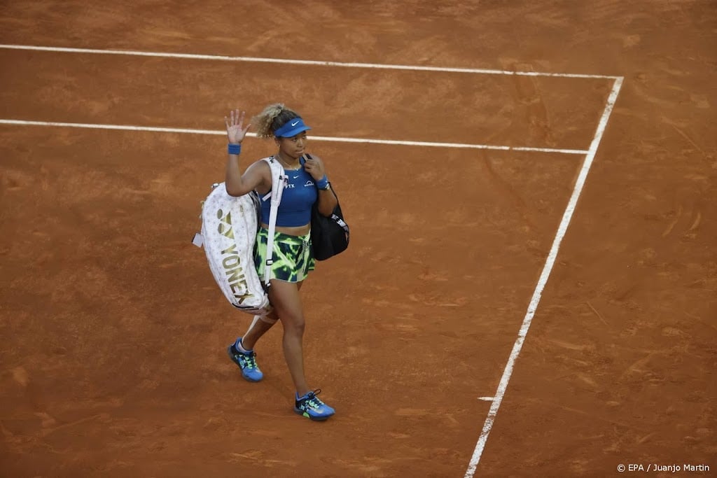 Tennisster Osaka meldt zich geblesseerd af voor toernooi in Rome