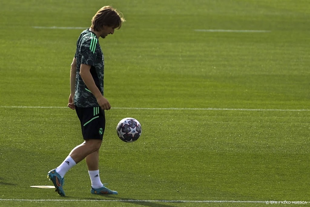 Real Madrid met Modric tegen Manchester City 