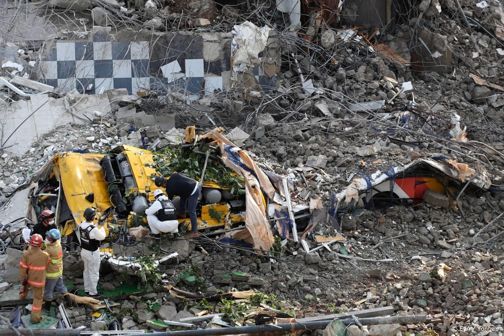 Doden door instorten gebouw in Zuid-Korea