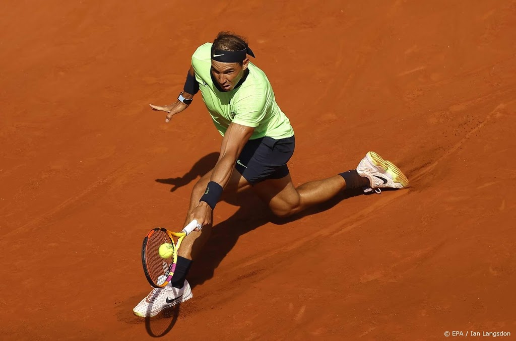 Nadal met ijzersterk tennis naar laatste vier op Roland Garros