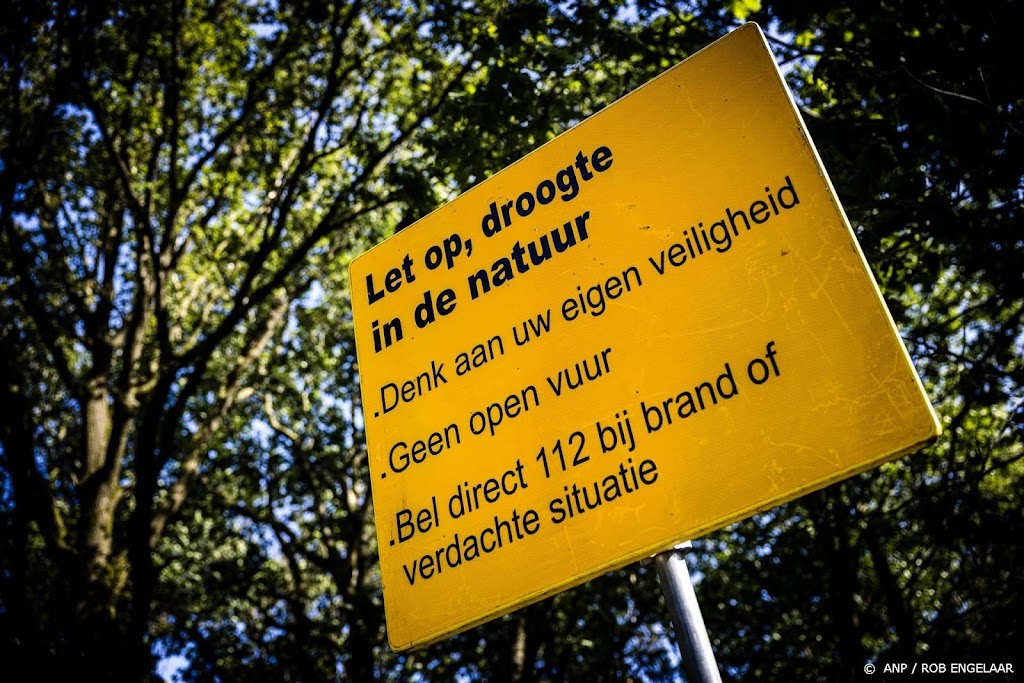 Hoogste alarmfase risico natuurbrand nu ook in Noord-Nederland
