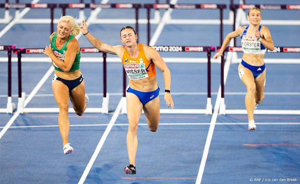 Visser mist EK-medaille in hordefinale met 'bizarre' tijden