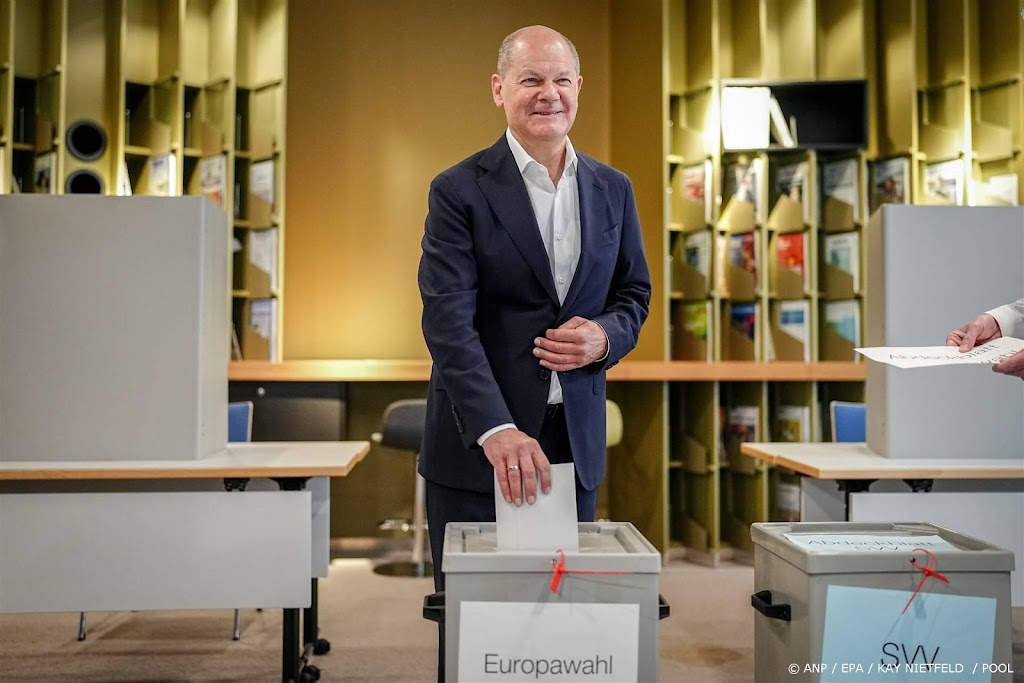 Exitpoll: partij Scholz op verlies in Europese verkiezingen
