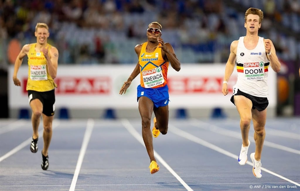Bonevacia door naar finale 400 meter op EK atletiek in Rome