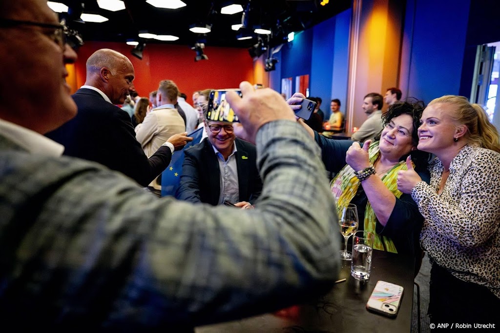 Van der Plas 'heel blij' met twee zetels in EP