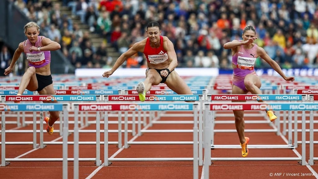 Visser wint 100 meter horden op FBK Games