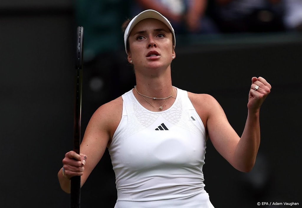 Coach Sluiter ziet  Svitolina op Wimbledon naar kwartfinales gaan