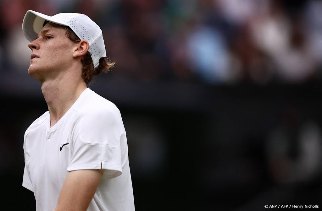 Sinner voelde zich niet fit en had het zwaar op Wimbledon