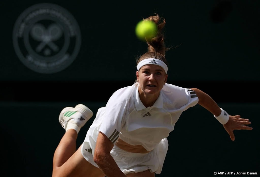 Muchová verslaat Gauff en bereikt finale Wimbledon