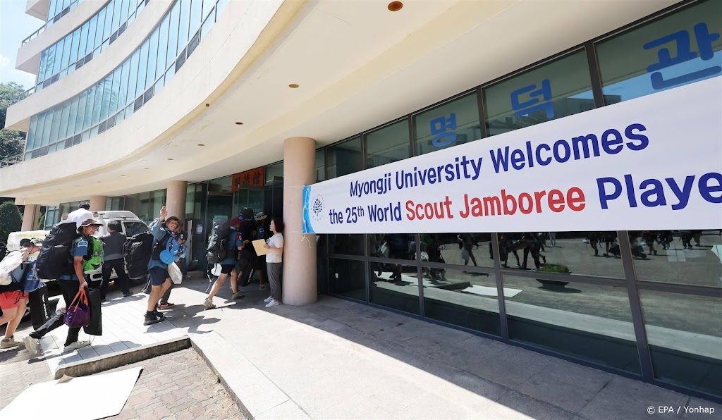 Nederlandse scouts verspreid over vier jamboreelocaties bij Seoul