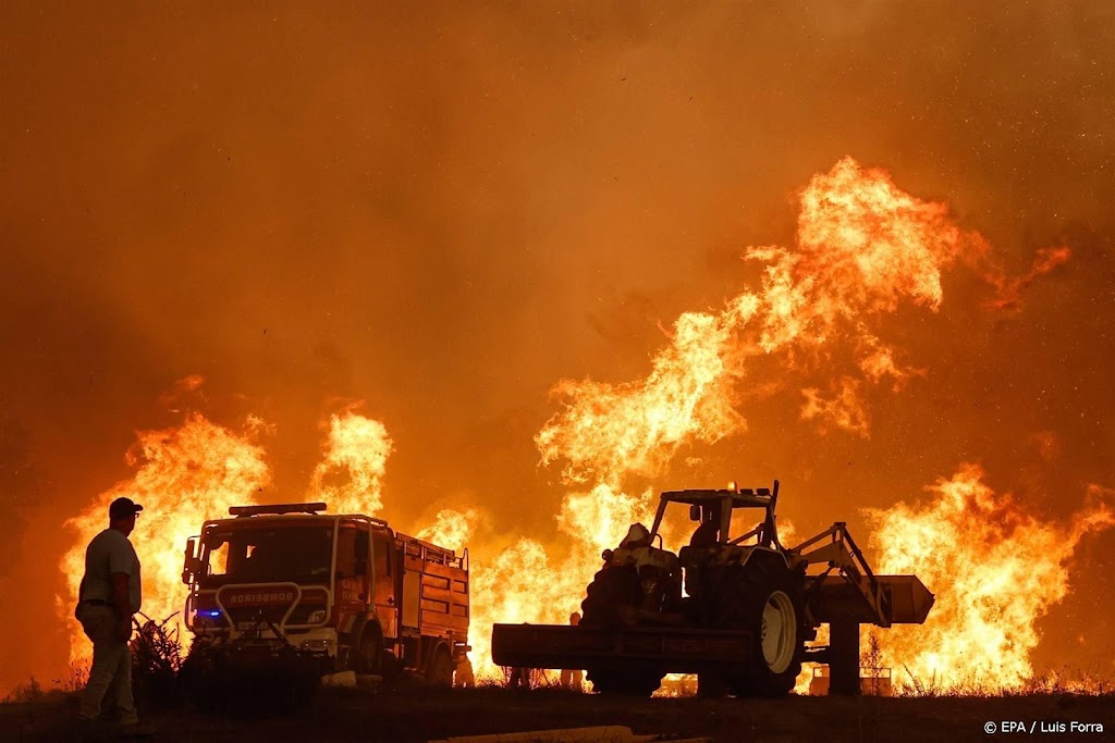 Gewonden bij bestrijding bosbrand in zuidwesten Portugal