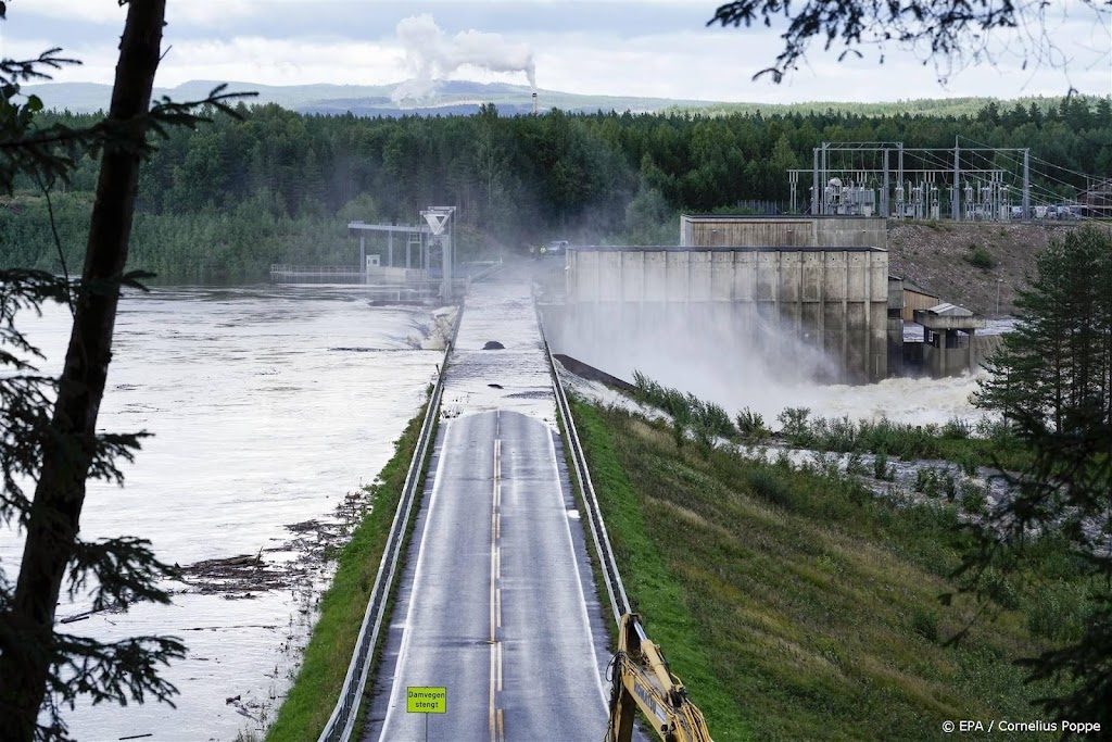 Dam bij Noorse energiecentrale breekt door na overstromingen