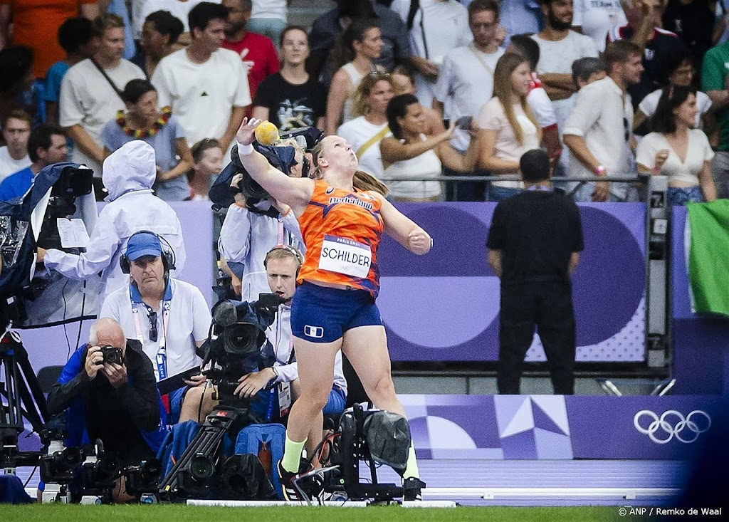 Europees kampioene Schilder zesde in finale kogelstoten 