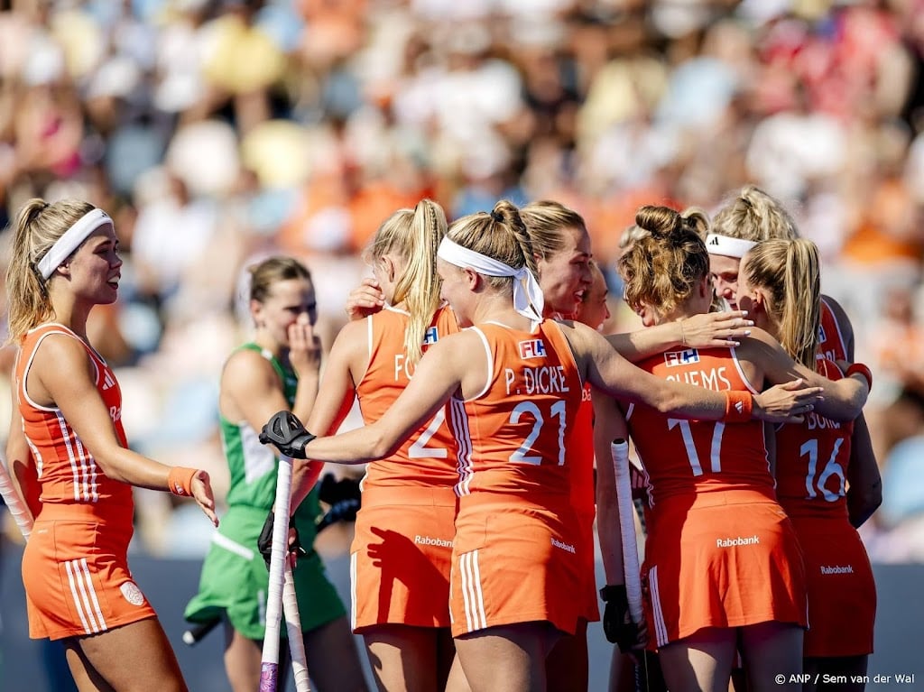 Hockeysters verslaan Ierland (2-0) in eerste wedstrijd op EK
