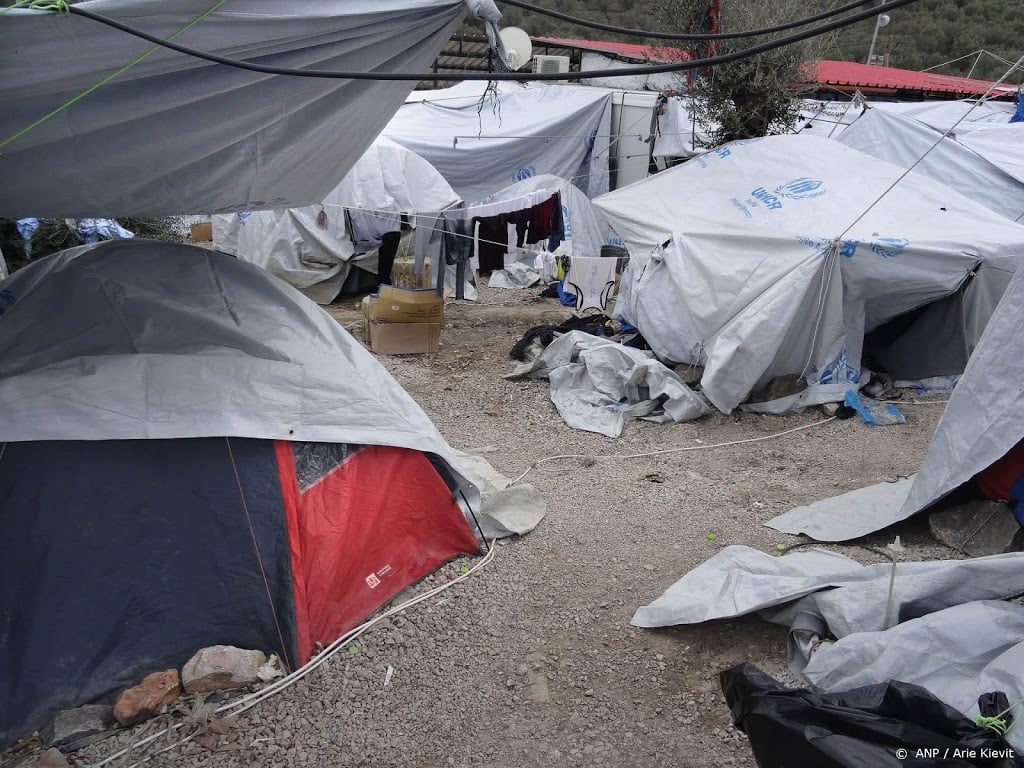 Grote paniek in vluchtelingenkamp Moria op Lesbos vanwege branden