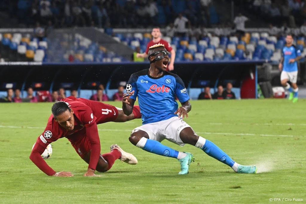 Napoli tegen Rangers zonder geblesseerde spits Osimhen