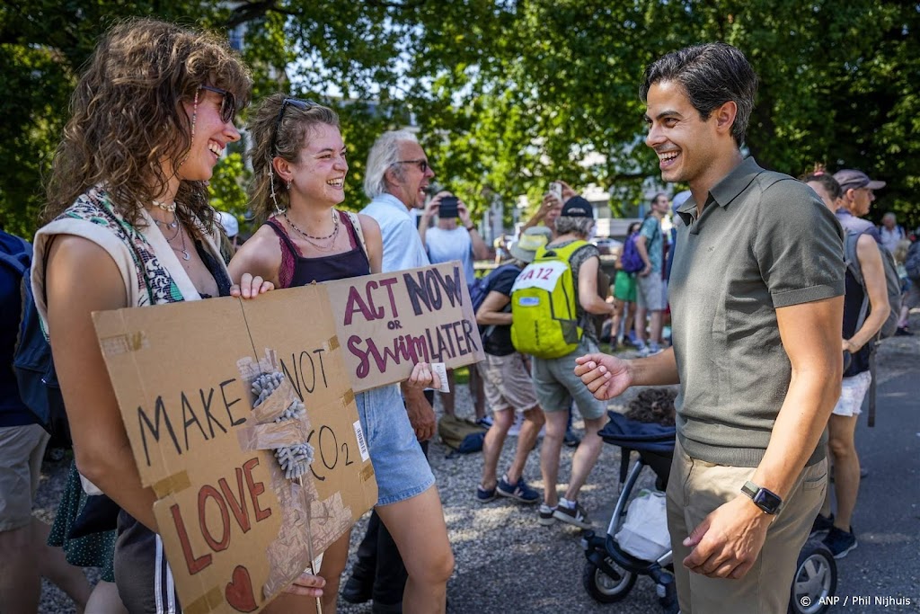 Minister Jetten bij demo: we moeten fossiele subsidies afbouwen