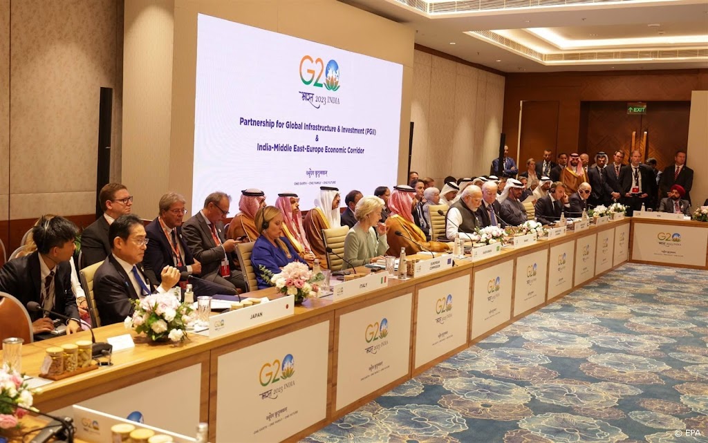 In marge G20 wordt aan handelsroute van India naar Europa gewerkt