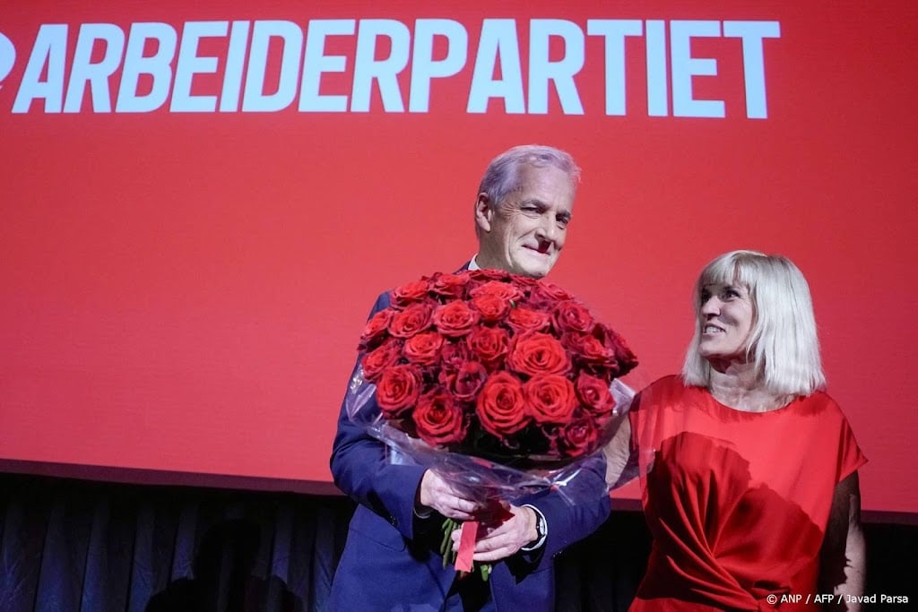 Noorse premier Stoere claimt verkiezingswinst met Arbeiderspartij