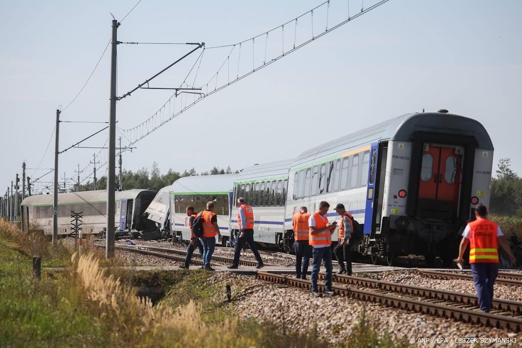 Vrouw omgekomen bij treinongeluk in Polen
