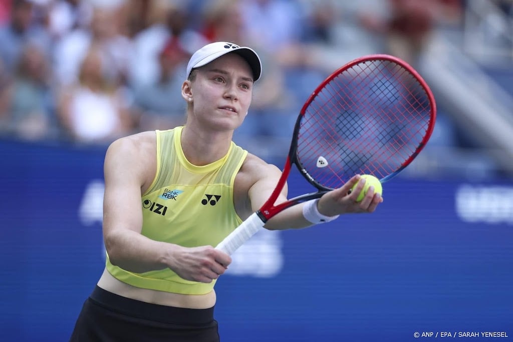 Rybakina naar halve finale US Open, wordt nummer 1 van de wereld
