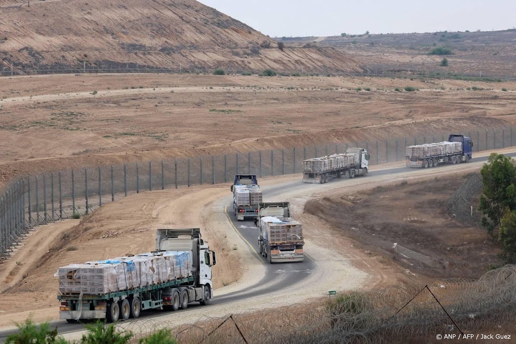 Humanitaire hulp Gaza moet op gang komen in eerste fase van deal