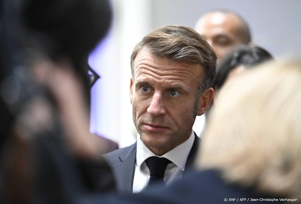 Macron hoopt dat Gazadeal weg vrijmaakt voor tweestatenoplossing