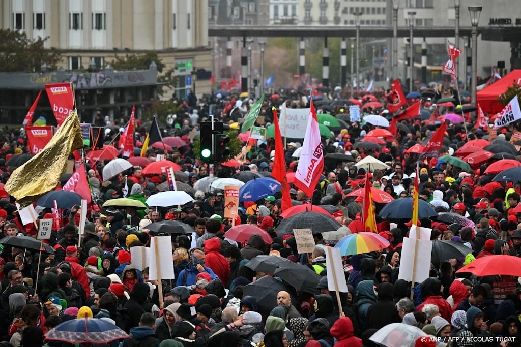 Zware rellen in Brussel op protestdag