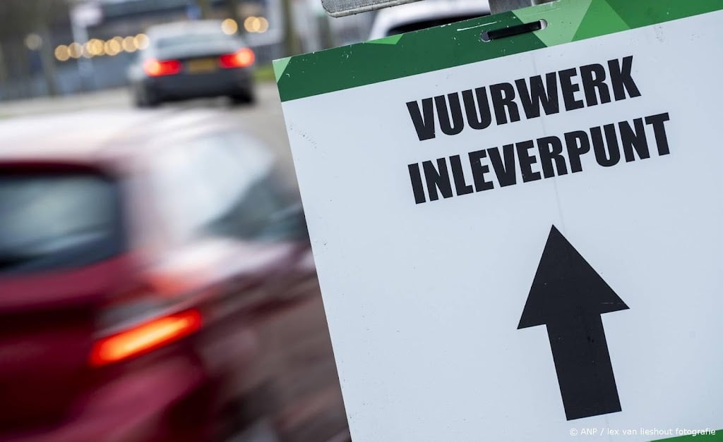 Landelijke inleveractie vuurwerk levert meer dan 7500 kilo op