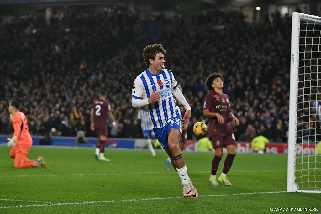 Manchester City verliest tegen Brighton voor vierde keer op rij 