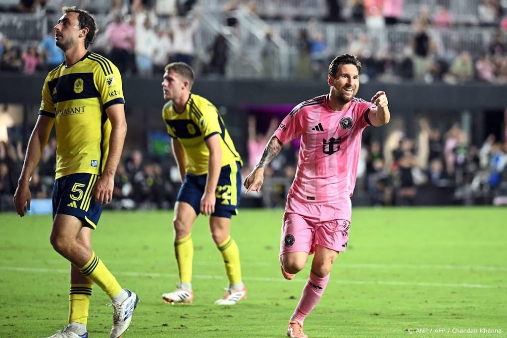 Messi helpt Inter Miami met goals en assists verder in play-offs